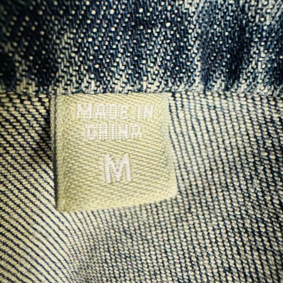 Kut from the Kloth Denim Blue Amelia Empathetic Medium Wash Jean Jacket Medium - Picture 12 of 15